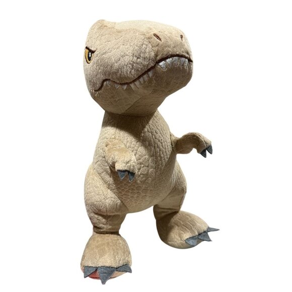 Jurassic World Large T-Rex Plush Stuffed Animal Dinosaur 12.5 inches tall - Picture 1 of 9